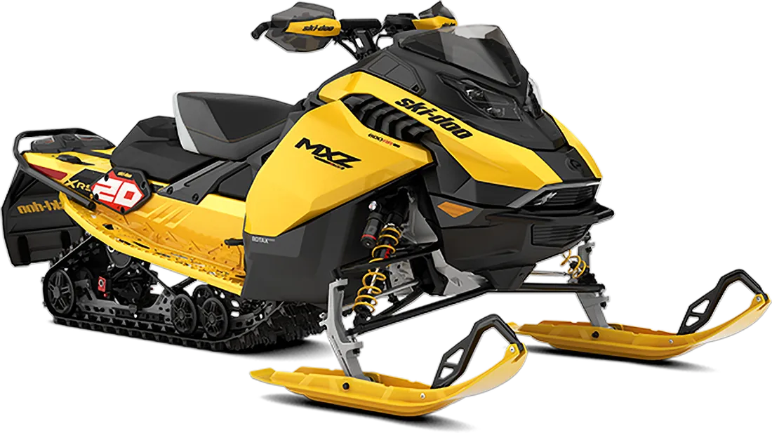 Example trail snowmobile, shown for visual concept only